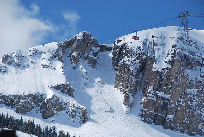 Zgadnij, skąd w Jackson Hole pochodzi najwięcej narciarzy?, jhmr Tapeta HD