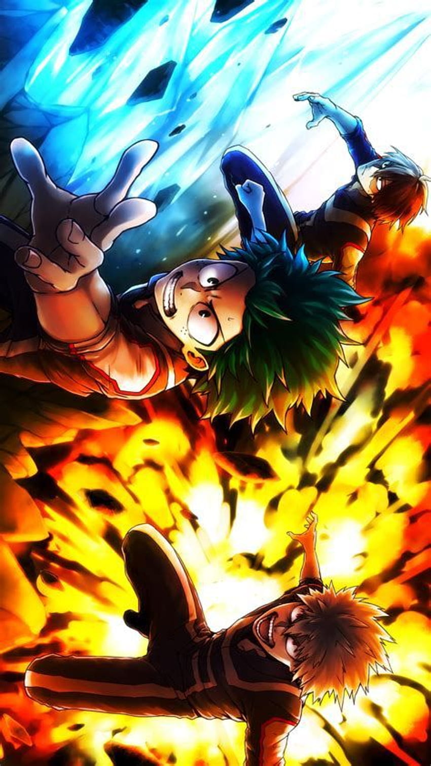 Todoroki Kiss, deku vs todoroki HD phone wallpaper | Pxfuel