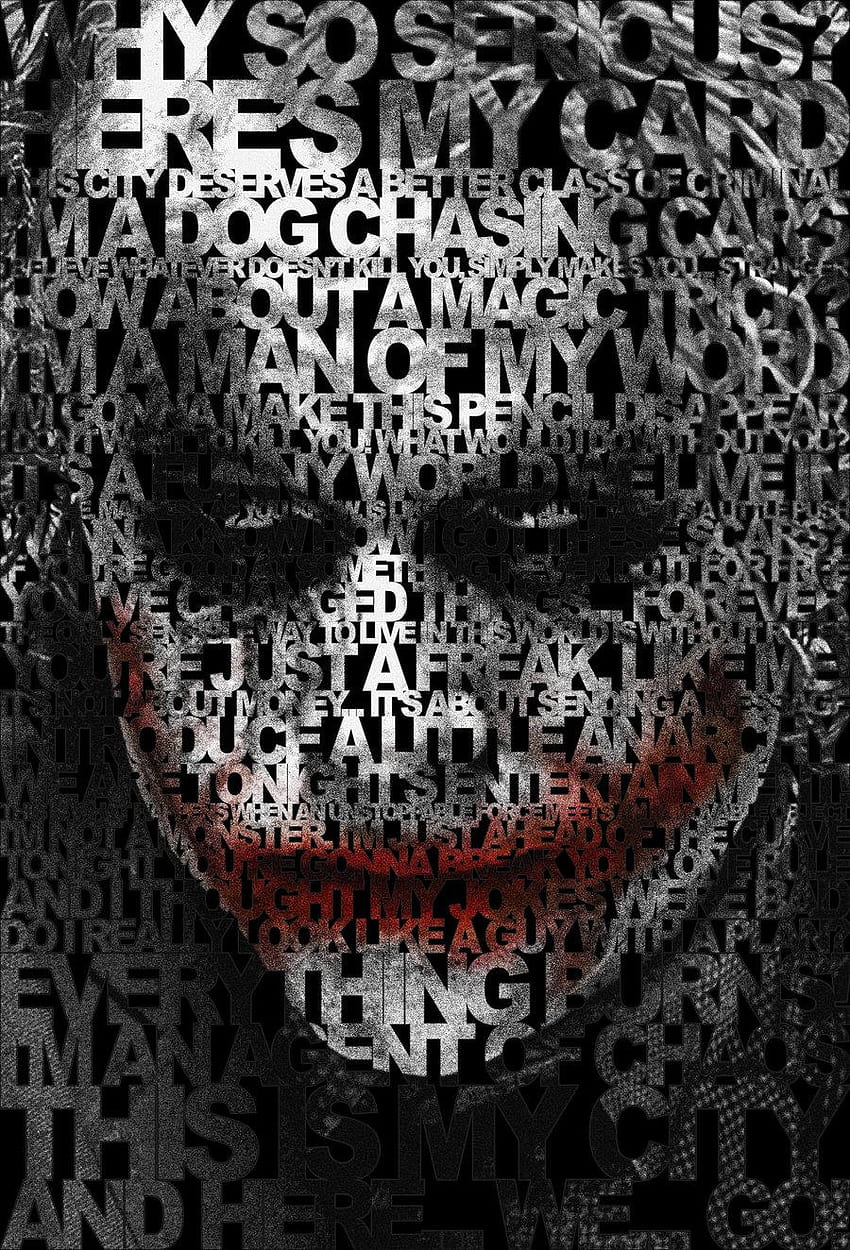 Joker's Quotes Posteri, joker hahaha HD telefon duvar kağıdı