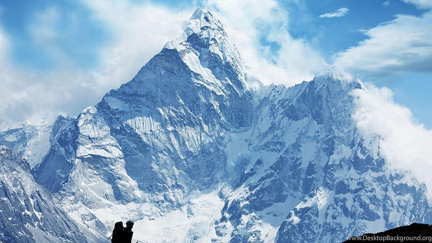 Hiking In Himalayas Nepal Hq For PC Backgrounds papel de parede HD