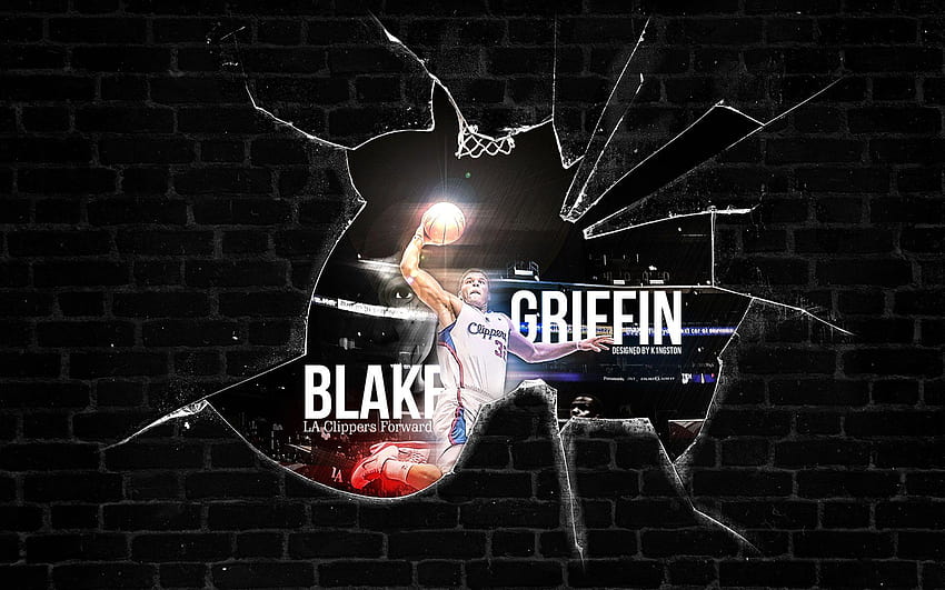 Fundos de Blake Griffin Dunk, blake griffin 2017 papel de parede HD