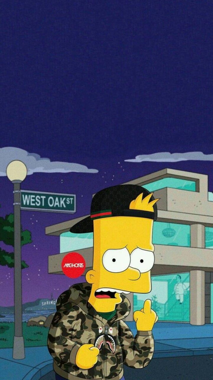 Triste Simpsons, bart simpson triste Papel de parede de celular HD