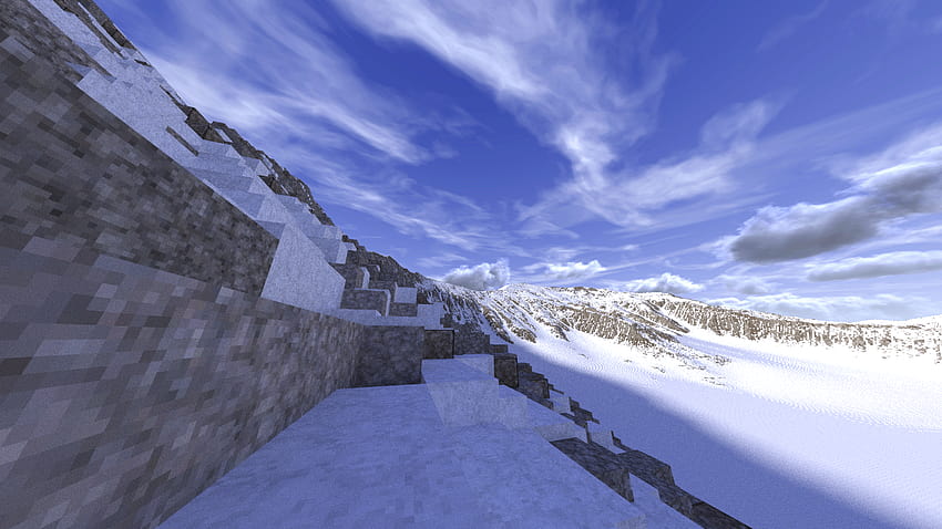 Nieve Monte Everest Minecraft PC Juegos Naturaleza Tíbet, Minecraft invierno fondo de pantalla