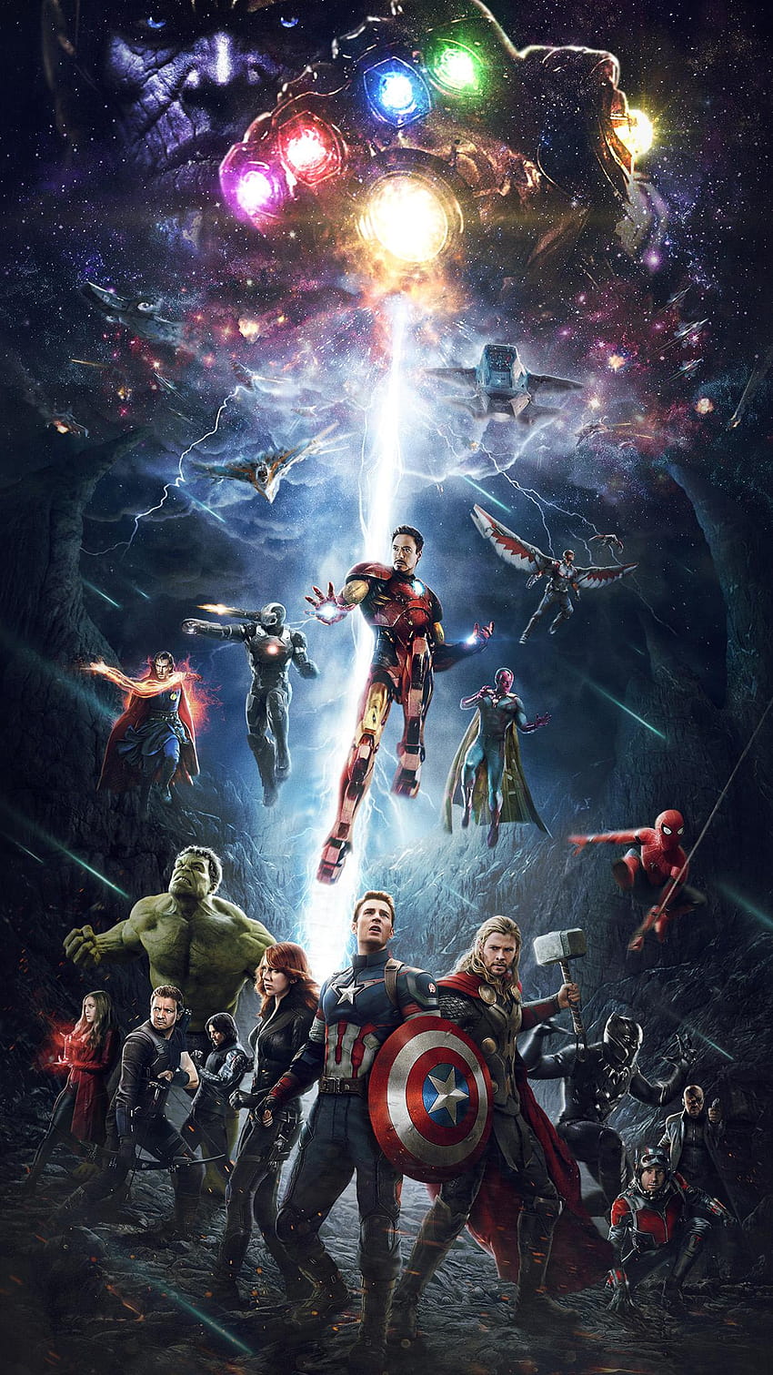 Avengers Ultra, téléphone Android Marvel Fond d'écran de téléphone HD