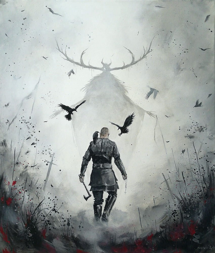 Vögel Ragnar Lodbrok, König Ragnar HD-Handy-Hintergrundbild