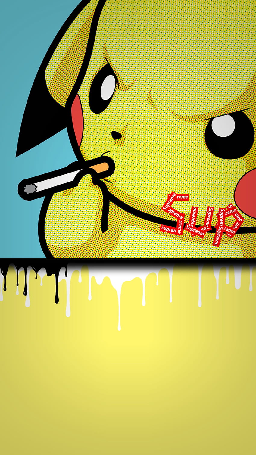 Pin by Michael Hidro on Anime hip-hop  Pikachu wallpaper iphone, Pikachu  wallpaper, Supreme wallpaper