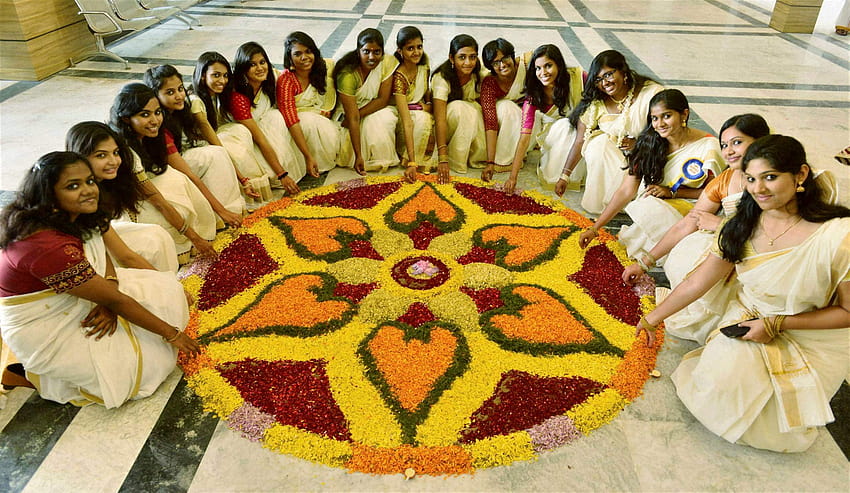 Onam Най-големият фестивал в Керала, фестивал в Керала HD тапет
