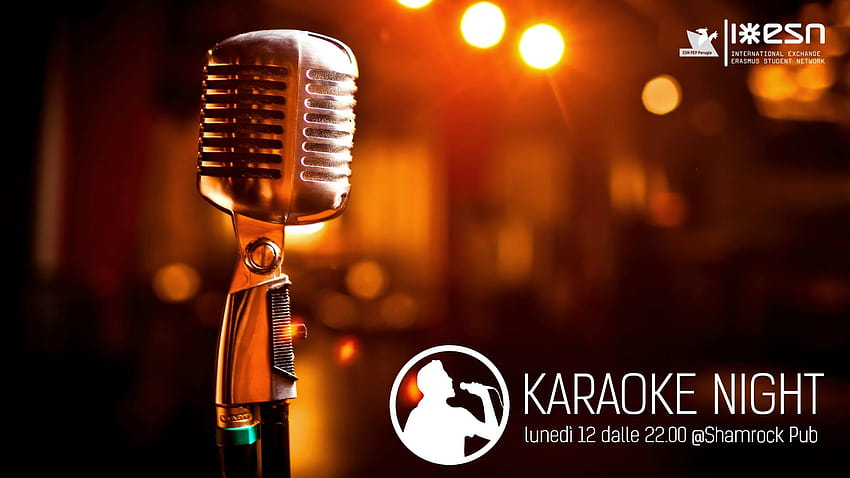 Karaoke-Mikrofon HD-Hintergrundbild