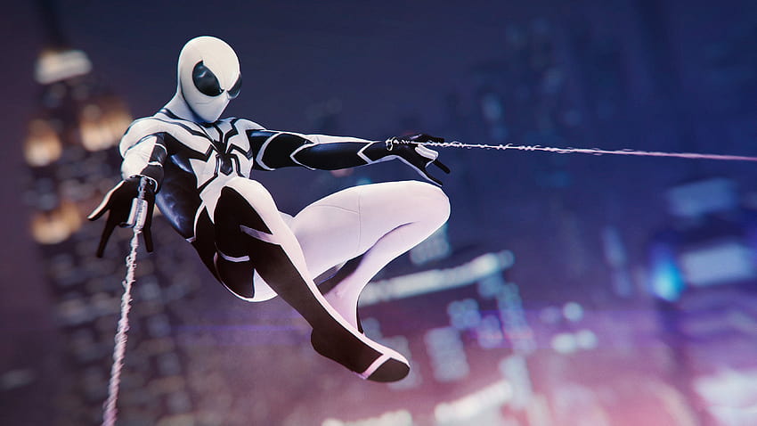 Spiderman Ps4 New Suit, Gry, dziewczyna z anime ps4 Tapeta HD