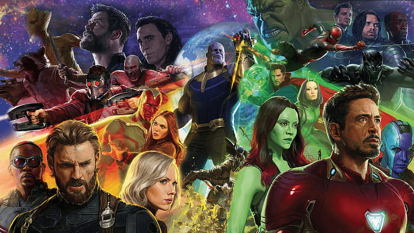 Perang Avengers Infinity Wallpaper HD