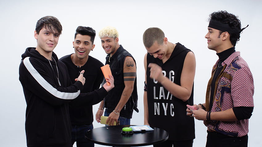 CNCO Could Hardly Keep It Together Playing Compliment Battle HD wallpaper