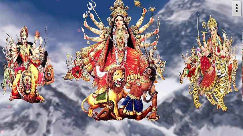 4D Maa Durga Live, 3d god of hindu durga maa HD wallpaper | Pxfuel