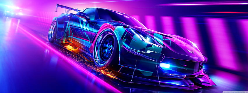 Need for Speed ​​Heat Video Oyunu, U TV için Araba Ultra Arka Planları: Geniş Ekran ve UltraWide ve Dizüstü Bilgisayar: Çoklu Ekran, Çift Monitör: Tablet: Akıllı Telefon, 3840x1440 HD duvar kağıdı