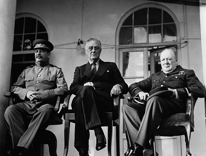 Stalin Winston Churchill Franklin, franklin roosevelt HD wallpaper