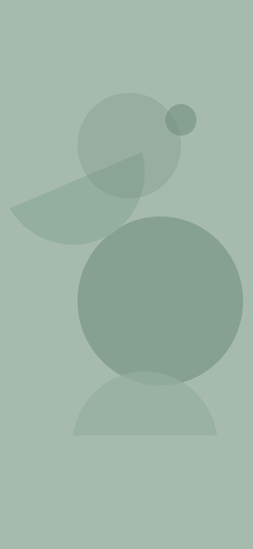 35 Estética verde salvia: s abstractos modernos iPhone, corazón verde salvia fondo de pantalla del teléfono