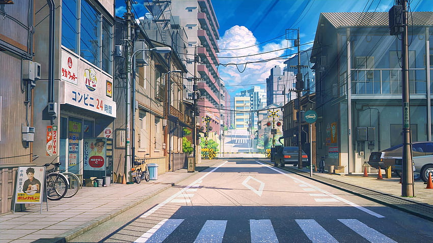 Anime City Japan [1920 x 1080]: vibraciones de Japón fondo de pantalla
