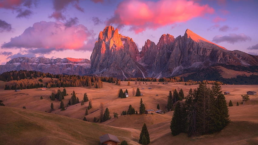 2560x1440 Pegunungan Dolomites Resolusi 1440P Wallpaper HD