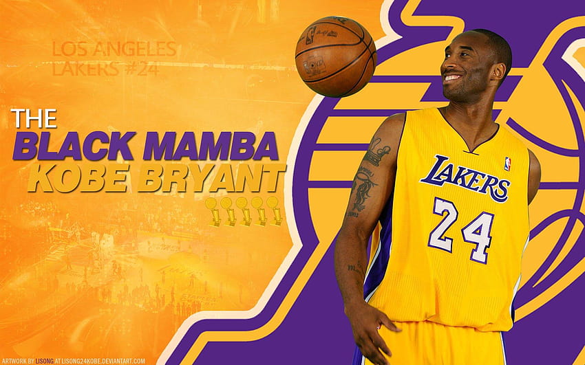 Kobe Bryant, mamba basketball HD wallpaper