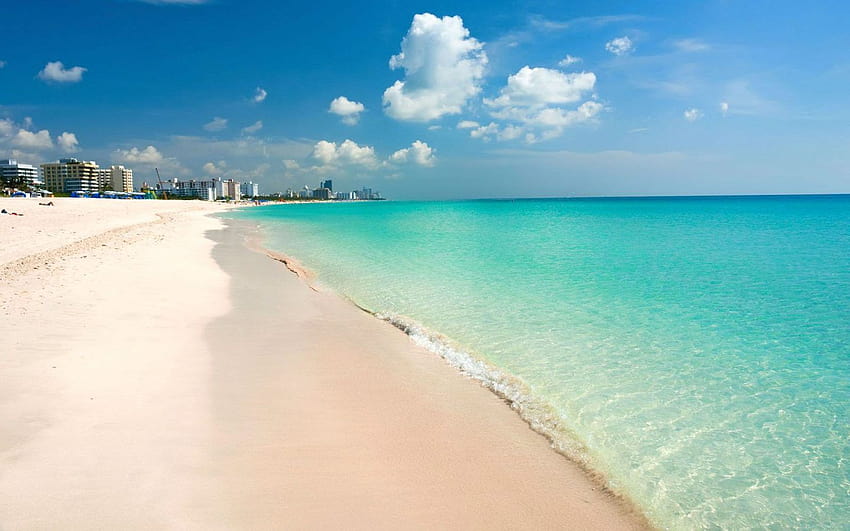 Miami South Beach Florida 1920x1200 : 13, spiaggia della Florida Sfondo HD