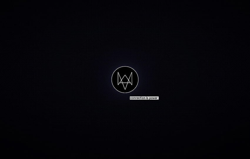 background, the game, logo, logo, game, black, dogs, watch, watch dogs, Watch_Dogs , section игры, watch dogs logo HD wallpaper