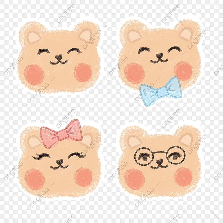 Korean Bear Stickers For Printable Cute , Korean Bear Stickers, Bear Clipart, Cute Stickers PNG Transparent Clipart and PSD File for HD phone wallpaper