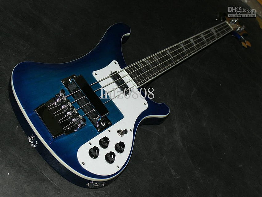 4 String Electric Bass Guitar Blue Burst With Original Parts A022, spector bass HD wallpaper