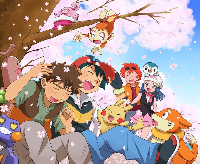 Anime Herald on Twitter:, ash and his friends pokemon HD wallpaper