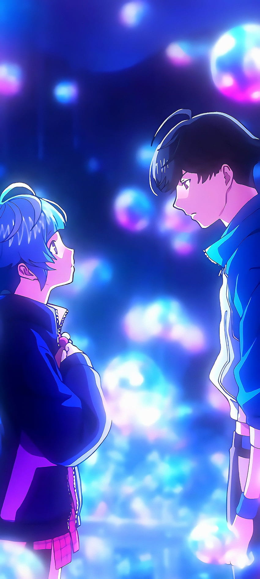 Pin on anime romance couple Webtoon romance, anime bubble HD phone  wallpaper