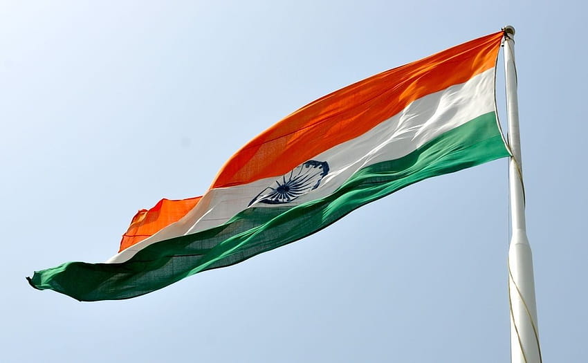 Bandeira indiana, bandeira com mãe papel de parede HD
