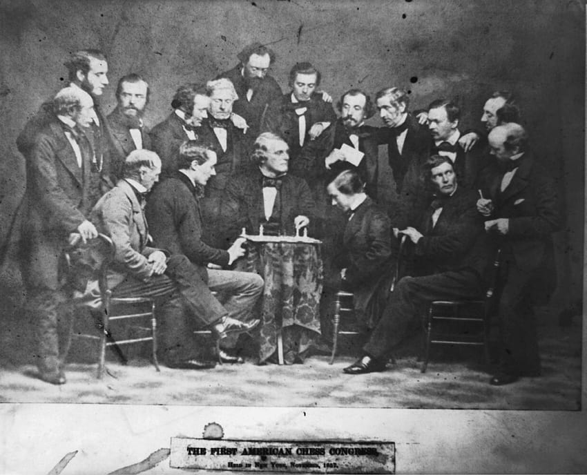 Paul Morphy, American giocatore di scacchi, circa 1858 Foto stock - Alamy