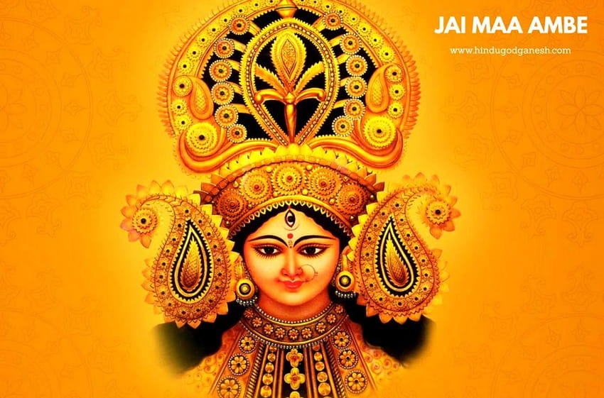 Amazon.com: MATA Rani Chunni Devi Maa Durga Maa Chunri with Golden  Embroidery for Poojan - Pack of 2 (26 * 10 inches) (Red) : Home & Kitchen