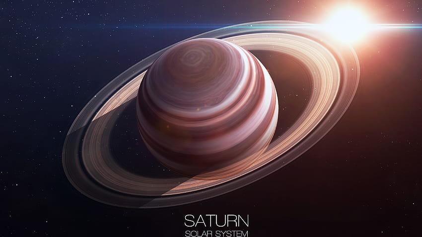Saturnus, cincin, planet, matahari, tata surya 3840x2160, planet saturnus Wallpaper HD