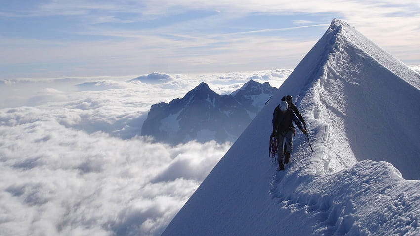 Mountains: Climbing Mountain Mount Everest World Mountains HD wallpaper