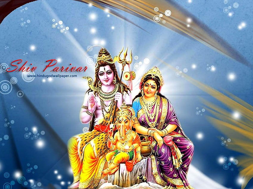 God Shiv Parivar Wallpaper for Desktop