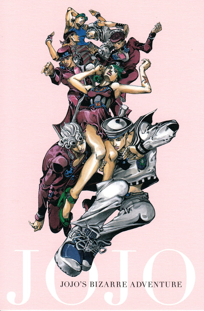 Jojo No Kimyou Na Bouken Ougon No Kaze Characters - Dowload Anime, Ōgon No  Kaze HD wallpaper