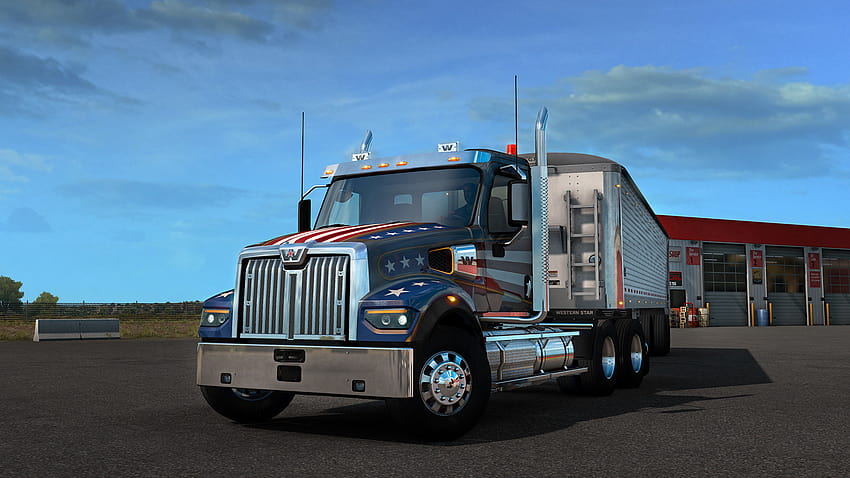 American Truck Simulator, western star 49x HD wallpaper