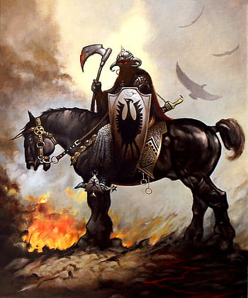 Death Dealer III Frank Frazetta's DEATH DEALER III ☠️ The helmet can ...