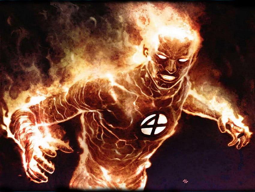 Human Torch HD wallpaper