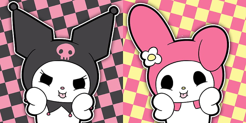 My Melody & Kuromi Blep Icons by SlyceCaik on Newgrounds, kuromi pfp HD wallpaper