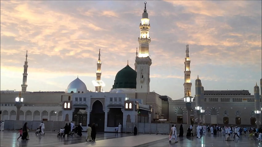 Azaan ที่สวยงามใน Madina Sharif, makkah madina sharif วอลล์เปเปอร์ HD