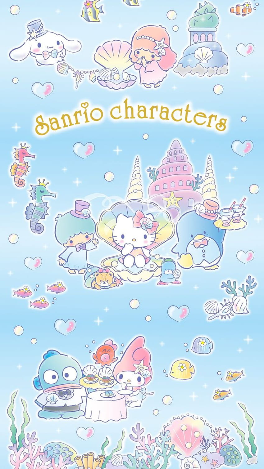 Cinnamonroll aesthetic background  Hello kitty wallpaper Pink wallpaper  anime Sanrio wallpaper