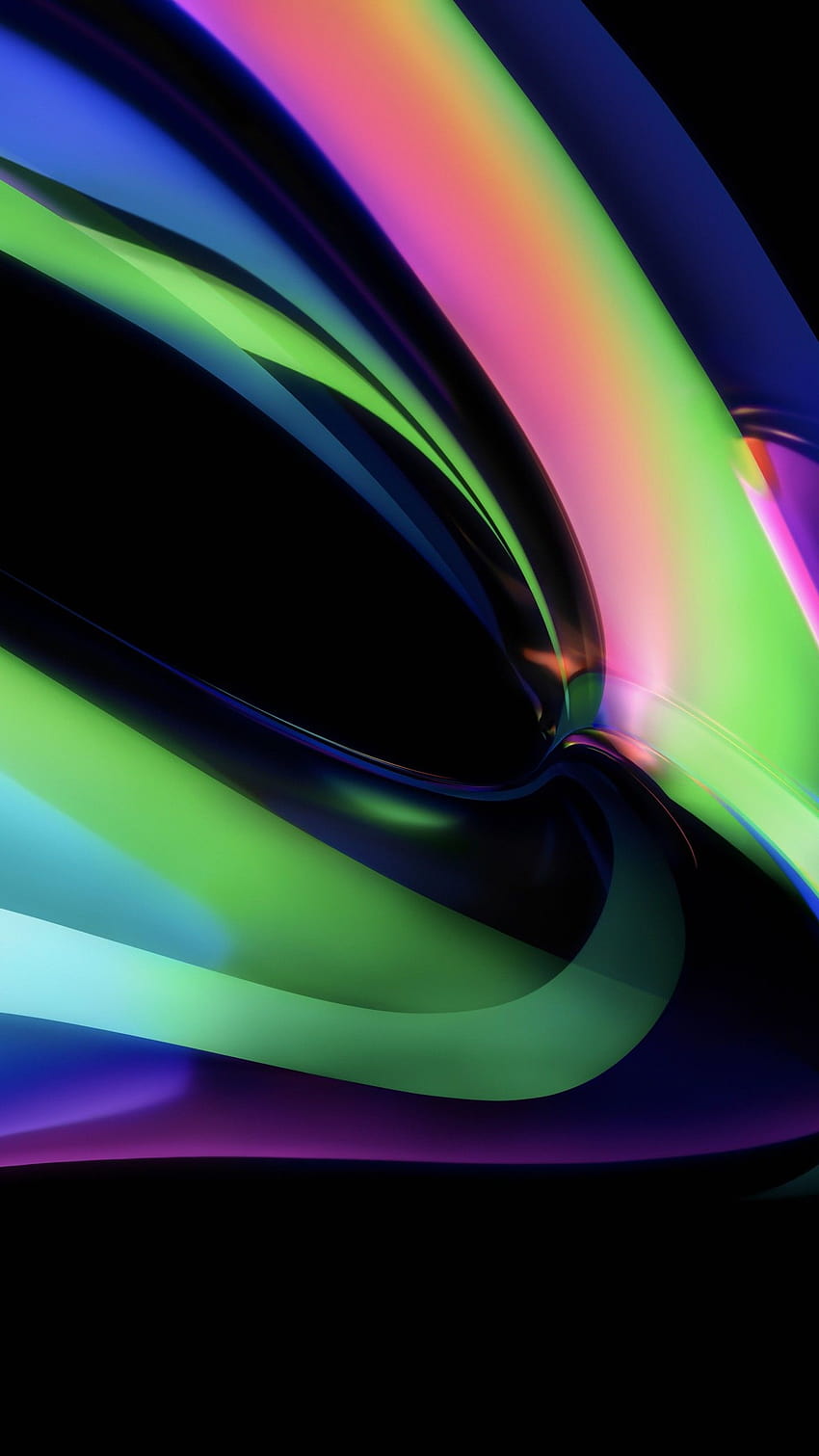 MacBook Pro , Apple M1, Multicolor, Light green, Glossy, Stock, Abstract HD phone wallpaper