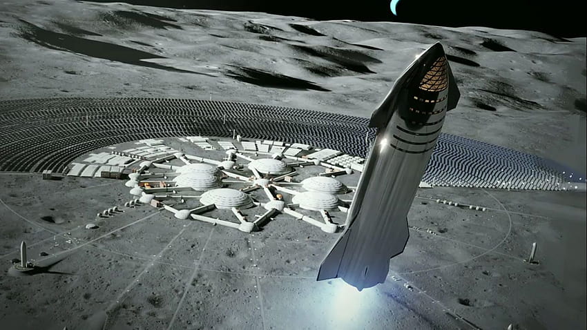 Starship SpaceX dapat membantu membersihkan sampah luar angkasa, spacex starship Wallpaper HD