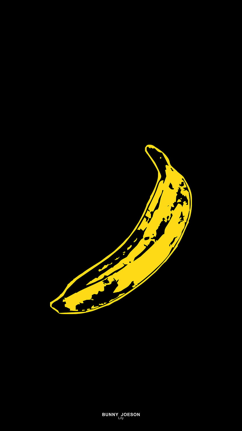 Andy Warhol Iphone im Jahr 2021, Banane kawaii HD-Handy-Hintergrundbild