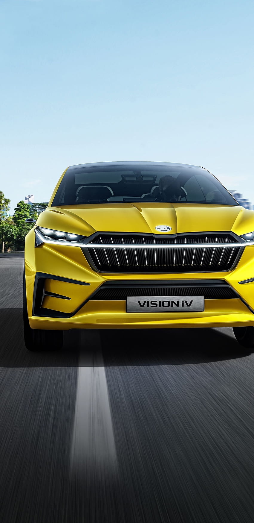 1440x2960 2019 Skoda Vision IV Concept, concept car, skoda car HD phone wallpaper