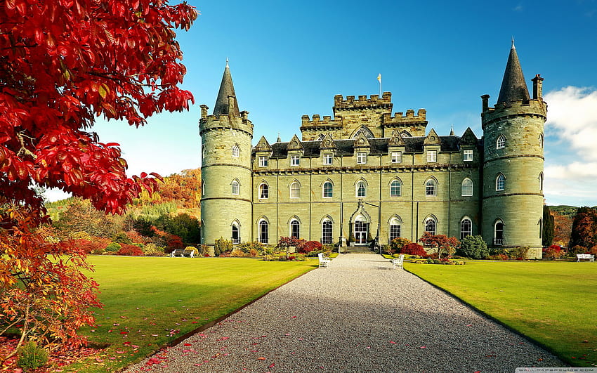 Scotland Autumn Castle Hd Wallpaper Pxfuel