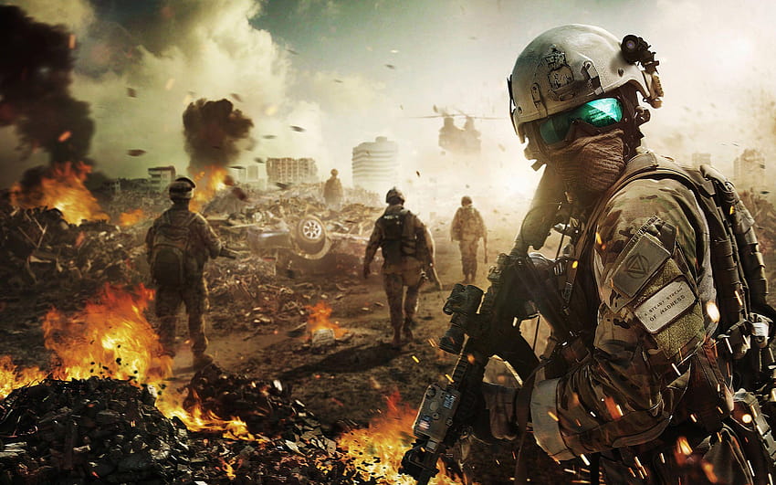 Battlefield Soldier, perang fantasi epik Wallpaper HD