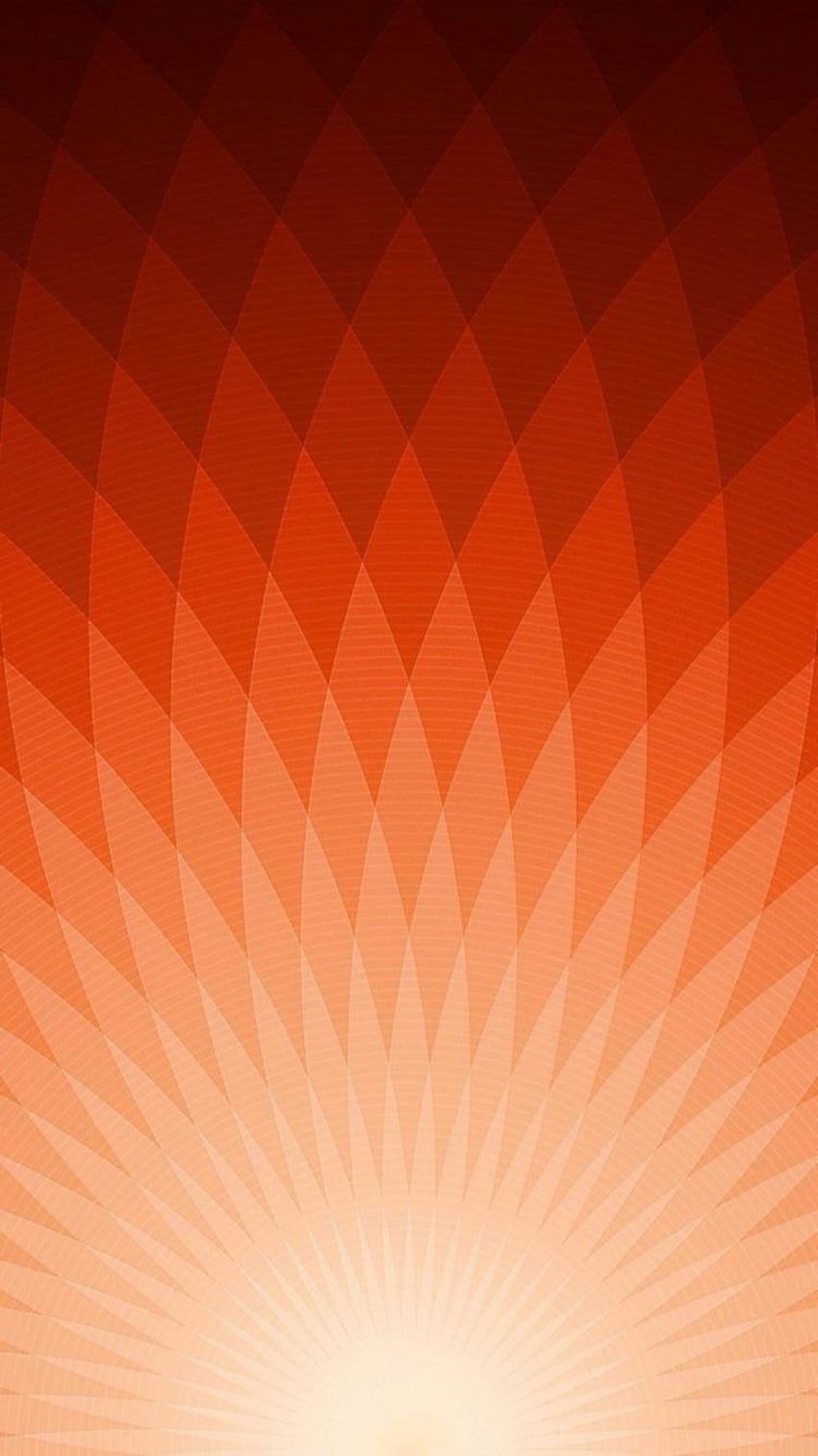 ↑↑TOCCA E SCARICA L'APP! Motivo Unicolor Rhombus Ombre, geometrico arancione Sfondo del telefono HD