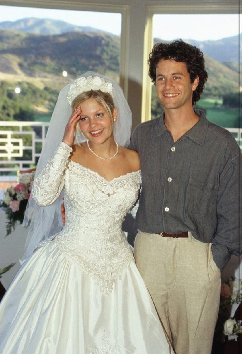Kirk Cameron at Candace Cameron's Wedding in 1996 HD phone wallpaper