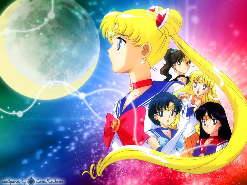 Bishoujo Senshi Sailor Moon Tsuki sin mensaje, sailor moon r, Fondo de pantalla HD